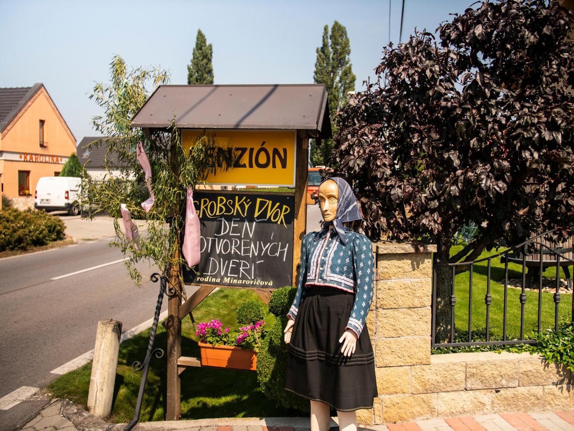 Penzion Grobsky Dvor Slovensky Grob Extérieur photo